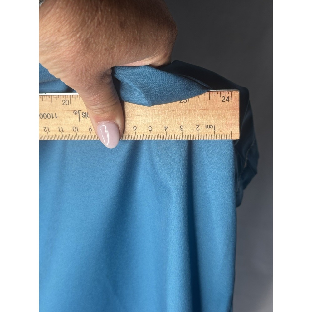 Hardaddy Mens Teal Blue BBQ Pig Chef Graphic Bowling Shirt Short Sleeve XL - Picture 10 of 11